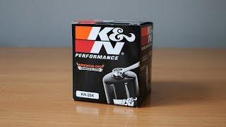 K&N KN-204 Oil Filter - Unboxing