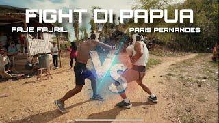 PAPUAA!!!!! PARIS PERNANDES VS FAJE FAZRIL BAKU PUKUL HARU, UNTUK COMBAT SPORTS DI INDONESIA