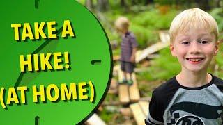 Backyard walking trails | how we built them | Fun-sized Adventures