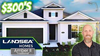  New Construction Homes in the $300's Florida // Landsea Homes Amber II Model Tour