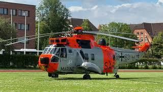 SEAKING MK 41 Marineflieger 89+63 SAR landet nach Flugshow im Marinestützpunkt Kiel