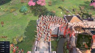 Age Of Empires 4 | Hard-Fought Battle: English vs Japanese