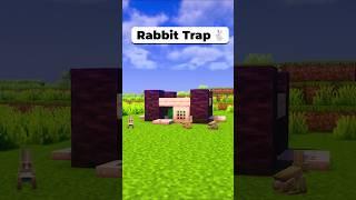 Minecraft: Rabbit Trap  #minecraft #shorts #마인크래프트