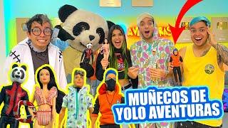 HICE MUÑECOS DE YOLO AVENTURAS Y ASÍ REACCIONAN *TE LOS REGALO* - Doctor Juguetes