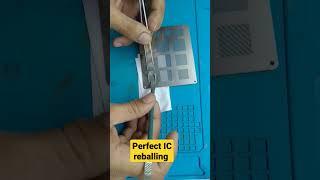 perfect IC reballing #ic #perfect #mobilerepairing #power/cpu/emmcic @ic_fixer