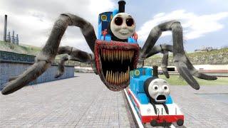 Building a Thomas Train Chased By New Cursed Thomas Eater in Garry's Mod