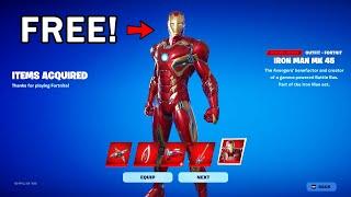 How To Get IRON MAN MK 45 for FREE in Fortnite!