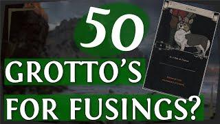 Farm Grotto's For Fusing's? I Did 50 Grotto Runs & These Are The Returns! (Path Of Exile 2019)