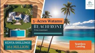 Prime 5-Acre Beachfront Land for Sale in Watamu, Kenya | Luxury Investment Opportunity