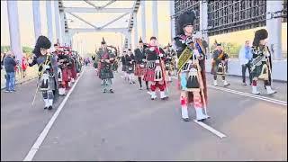 March over the John Frost Bridge Arnhem 2023