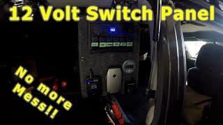 How to Wire a 12 Volt Switch Panel | Cleaning up the wiring in my Landcruiser 4WD