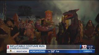 Inflatable costume run held in Elkins