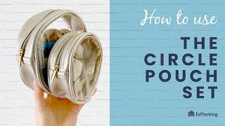 How to Use EzPacking’s Clear, Transparent Circle Pouch Set