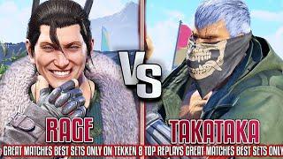 Tekken 8 Rage (Dragunov) vs Takataka (Bryan) Ranked Matches Replays