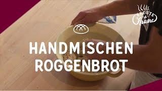 Handmischen von Roggenteigen - Roggenbrot | Kruste&Krume Bäcker Basics