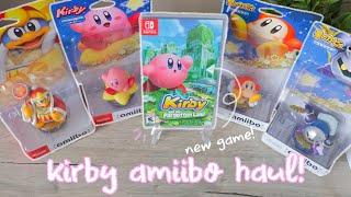 Kirby and the Forgotten Land Game & Amiibo haul!