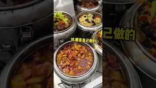 Northeastern box lunch for 12 yuan with unlimited refills!東北盒飯12塊無限續菜！#街頭美食#路邊攤小吃
