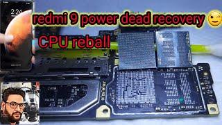 redmi 9 power dead solution cpu ufs reball