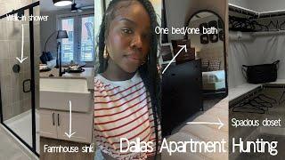 APARTMENT HUNTING IN DALLAS, TX |  1 bed/1bath - am I moving again???? | brookelynnjessica