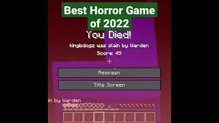 Best Horror game of 2021#minecraft