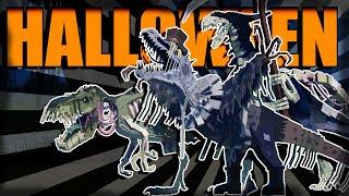 ALL HALLOWEEN DINOS/SKINS In Jurassic Blocky's Halloween Update!