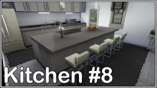 The Sims 4| Room Build| Kitchen #8| No CC| Grey colour theme