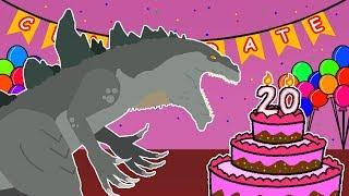 DinoMania | Zilla 20th anniversary! Godzilla cartoons