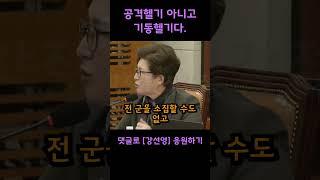 공격헬기 아니라 기동헬기였다. 항공작전사령관 출신 강선영의원