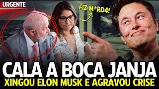 CALA A BOCA JANJA! CUIDADORA XINGOU ELON MUSK E AGRAVOU A CRISE DIPLOMÁTICA