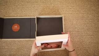 Linen Folio Box - Emma Marie Photography