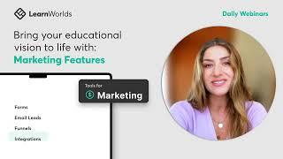 Daily webinar: Tools to create, manage, sell and deliver online courses - complete overview