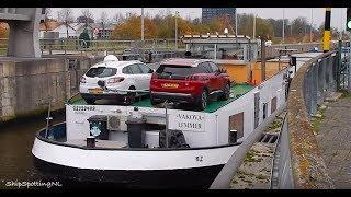 Close-Up Video of 'VAKOVA'(953HP), Entering a Lock in #Groningen - #902NL 