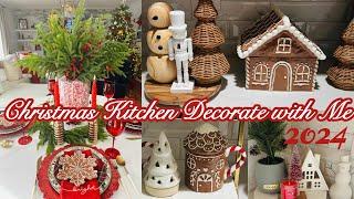 COZY CHRISTMAS KITCHEN DECORATE WITH ME 2024 | COZY CHRISTMAS KITCHEN DECORATING IDEAS | COCCA BAR