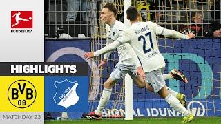 Dortmund loses after leading at half-time | BVB - TSG 2-3 | Highlights | Matchday 23 – BL 23/24