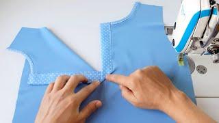 Placket cutting  and stitching easily Without fatigue