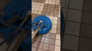 Satisfying Tile & Grout Cleaning #shorts