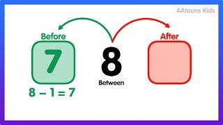 Before and after numbers | In between numbers | Quiz Time | Math's Quiz for Kids |