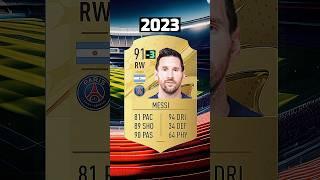 Footballers FIFA Card 2013  FIFA Card 2023 #shorts #messi #ronaldo #neymar #fifa