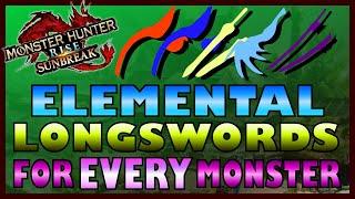 Physicist OPTIMISES ELEMENTAL LONGSWORDS for EVERY MONSTER – Monster Hunter Rise Sunbreak Builds