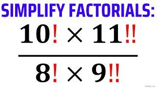 Simplify These Factorials | Fast & Easy Tutorial