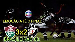 Fluminense 3 x 2 Vasco Copa União 88 teve até prorrogação