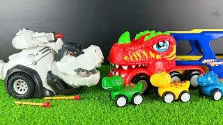 Mở hộp review khủng long bạo chúa phun lửa tấn công khủng long T-rex mẹ và khủng long con
