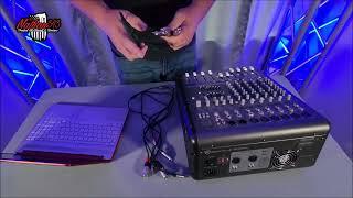 How To Connect A Laptop To The Rockville RPM 870 Powered Mixer