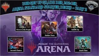 MTG ARENA 2024ER STARTER DECK UPGRADES PART 2 | OUTLAWS, ORZHOV WEENIES WIN TURN 4, MOUNTS & MEHR