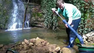 Goldwaschen bei Trier Handerson Pumpen Test