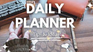 2025 DAILY PLANNER tips + ideas + inspiration  How to use your Daily Planner this year!