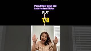 Put A Finger Down Bad Luck Student Edition #badluckstudentedition #student #relatable #fypシ゚