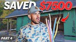 Why is electrical so EXPENSIVE? (8 DIY tips) // Shop Build 4