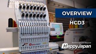 HappyJapan USA | HCD3 Embroidery Machine Overview