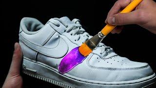 CUSTOM GALAXY AIR FORCE 1!!  *AMAZING RESULT*